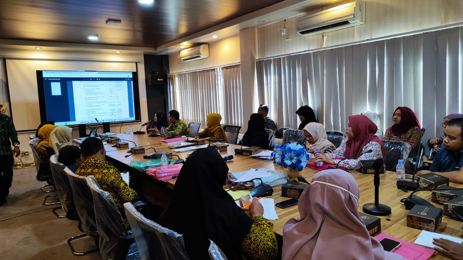 Bagian Hukum Setda Kab Paser Hadiri Kegiatan Pembinaan Aspek Pengawasan Kearsipan Internal
