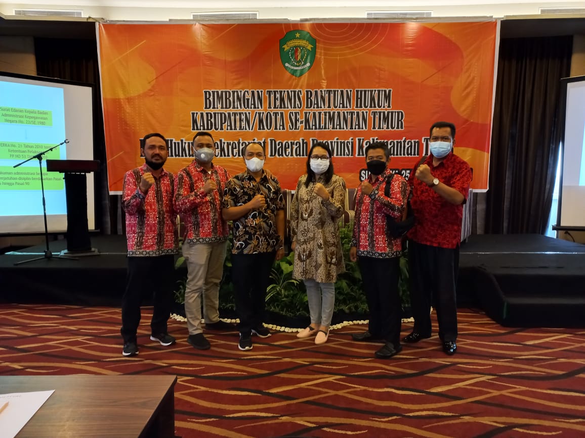 BIMTEK BANTUAN HUKUM KABUPATEN/KOTA SE-KALIMANTAN TIMUR