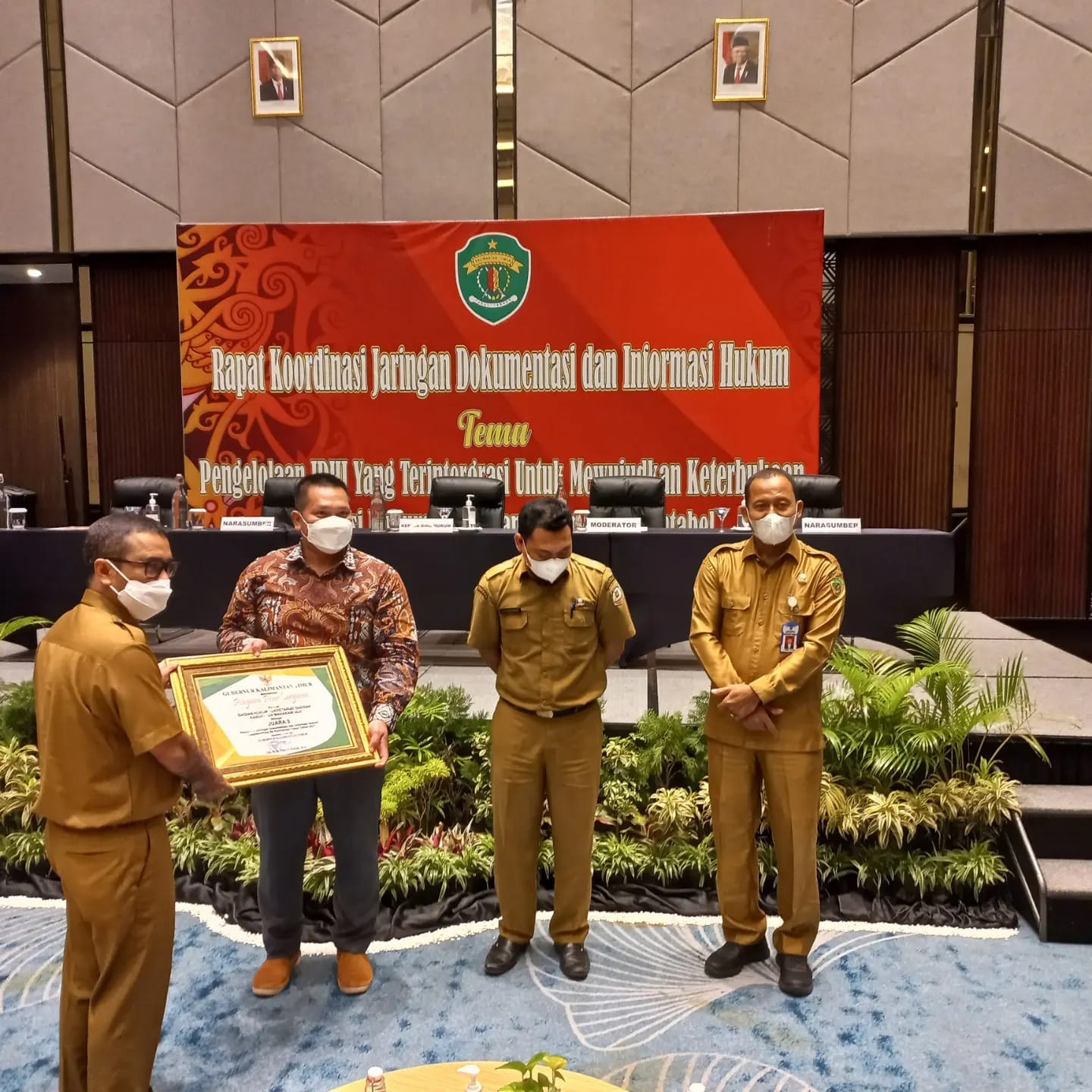RAPAT KOORDINASI JARINGAN DOKUMENTASI DAN INFORMASI HUKUM (JDIH) DENGAN TEMA PENGELOLAAN JDIH YANG TERINTEGRASI UNTUK MEWUJUDKAN KETERBUKAAN